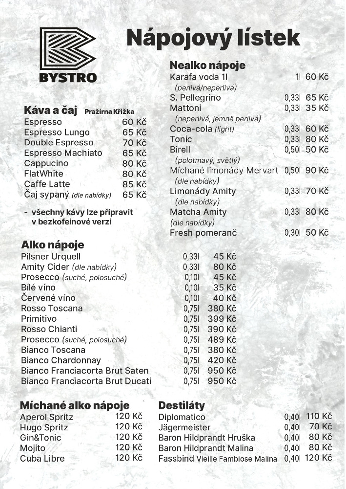Nápoje